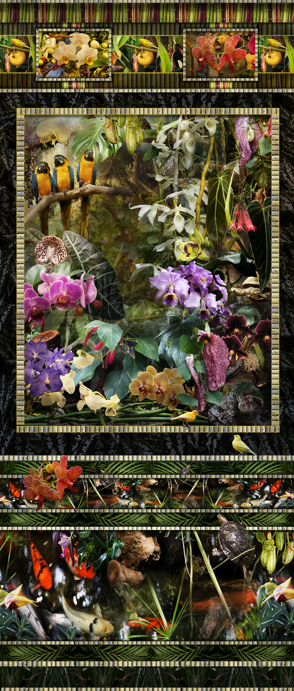 Orchid Specimen Panel