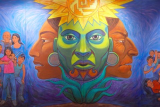 3 Faces Mural by Zarco Guerrero